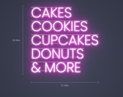 CAKES COOKIES CUPCAKES DONUTS & MORE