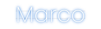 Custom Neon: Marco