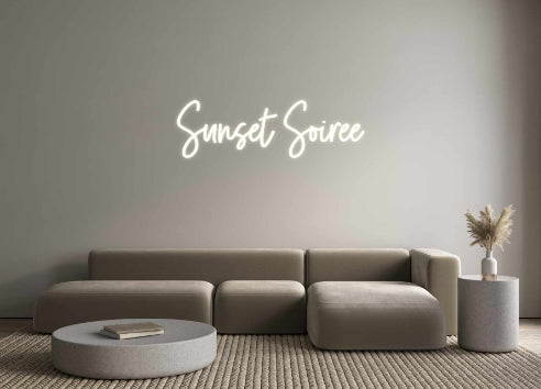 Custom Neon: Sunset Soiree
