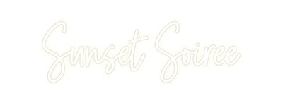 Custom Neon: Sunset Soiree