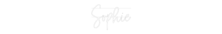 Custom Neon: Sophie