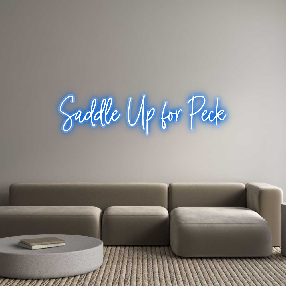 Custom Neon: Saddle Up for...