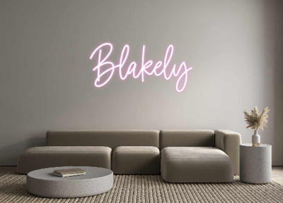 Custom Neon: Blakely