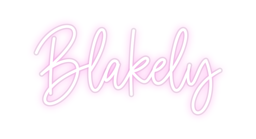 Custom Neon: Blakely