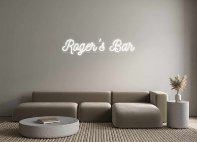 Custom Neon: Roger's Bar