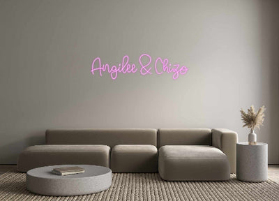 Custom Neon: Angilee & Chizo