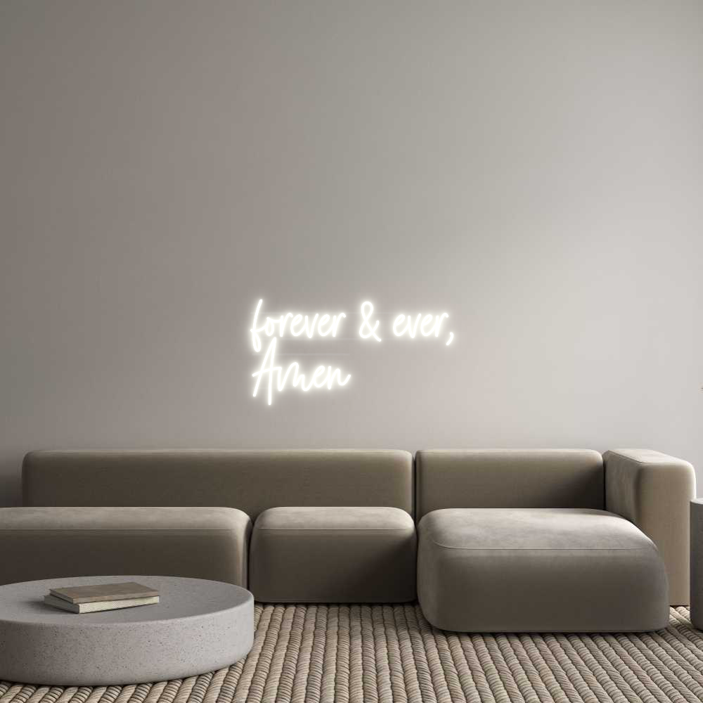 Custom Neon: forever & eve...