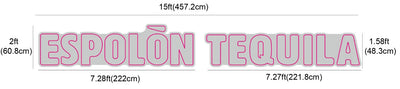 ESPOLON TEQUILA - 15' wide