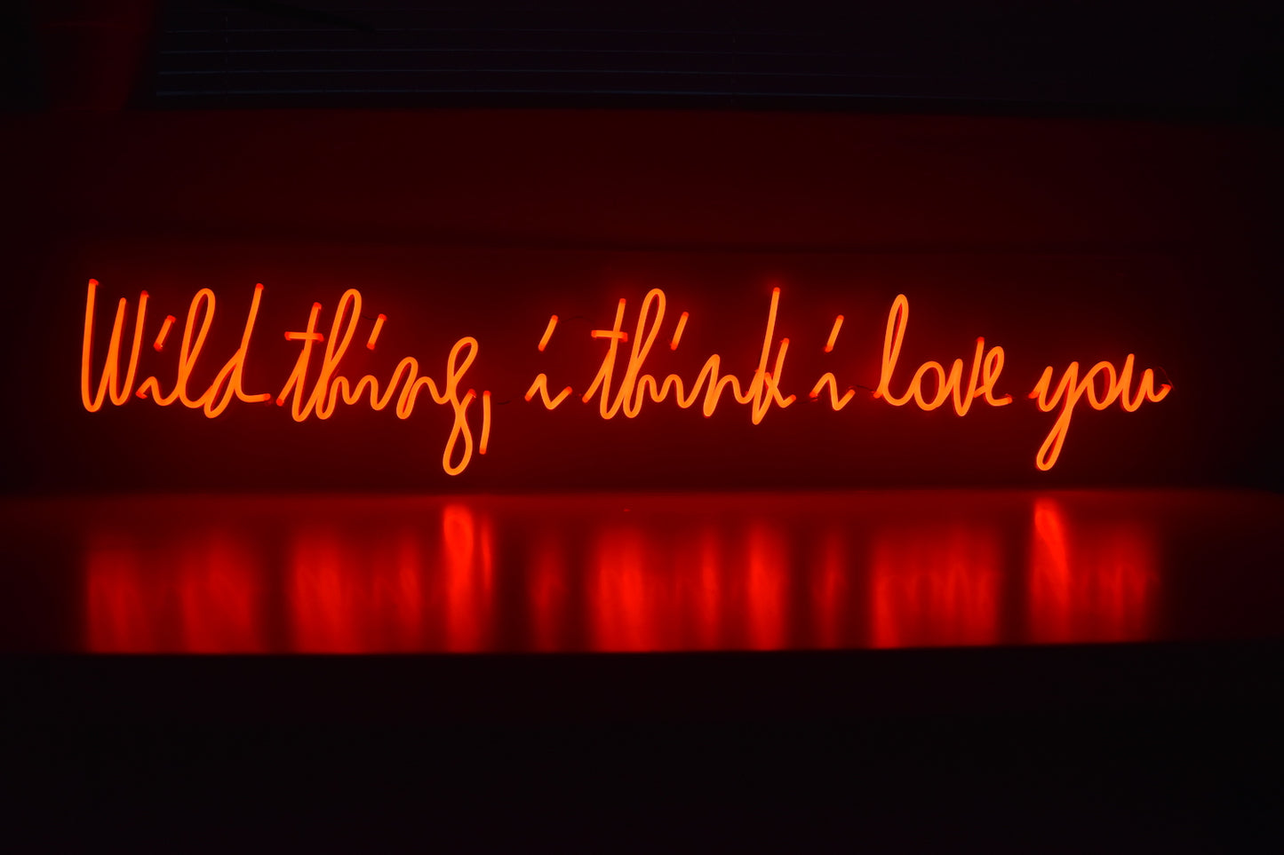 Wild Thing, I Think I Love You - Neon Sign Rental